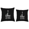 Pilates books Reformer Read Repeat Throw Pillow
