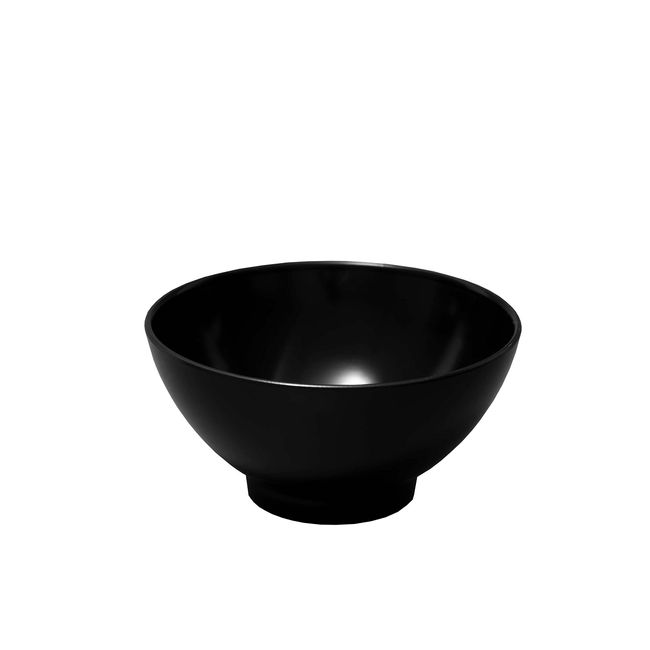 BLKP Pearl Metal AZ-5157 Tea Bowl, L Size, Antibacterial, Clean-Coated, Microwave Safe, Dishwasher Safe, Lightweight, Crack-resistant, Made in Japan, Limited Black