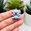 TECC Polymer Clay Cute Gray Koala Charms- GA1518 4 Pieces