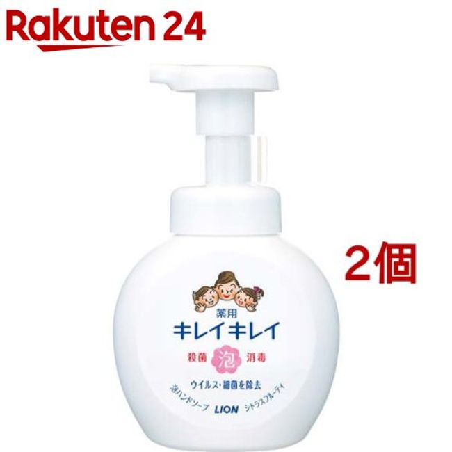 KireiKirei Medicated Foaming Hand Soap Pump (250ml*2 sets) [KireiKirei]