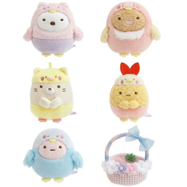 San-X 6 Types Set Sumikko Gurashi Tenori Plush Toy Everyone Kotorikko Sumikko Gurashi Collection