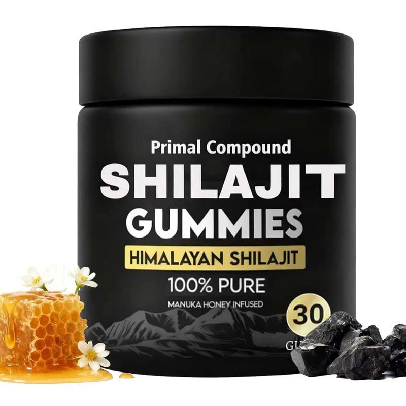 PRIMALHERBS Primal Compound Shilajit Gummies for Men - Energy Support ...