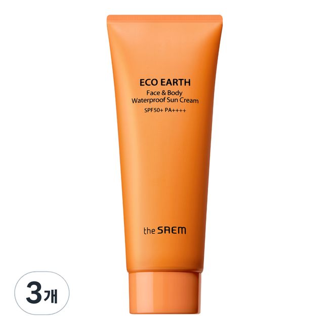 The Saem Eco Earth Face & Body Sun Cream SPF50+ PA++++, 100g, 1ea