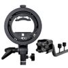 Godox S-Type-Speedlite Bracket EG Halter für Elinchrom Berg Blitz schwarz