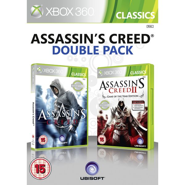 Assassin's Creed 1 & 2 - Ubisoft Double Pack (Xbox 360)