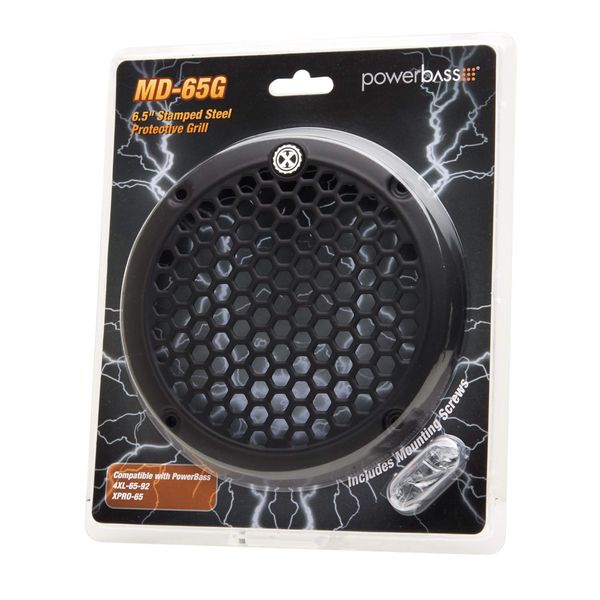 Powerbass MD-65G 6.5" Steel Midrange Grill