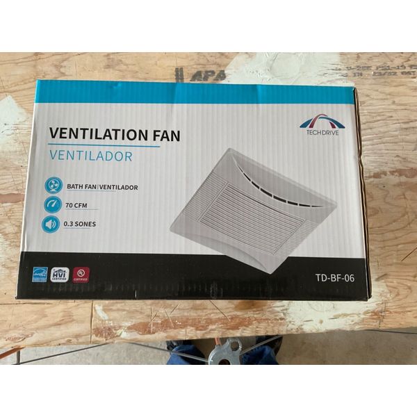 Ventilation Fan with 4 inch duct for Bathroom, Kitchen, or Laundry Room