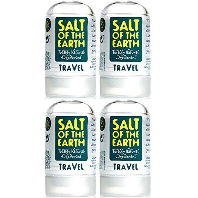 (4 PACK) - Salt Of the Earth - Natural Travel Deodorant | 50g | 4 PACK BUNDLE by Salt Of the Earth