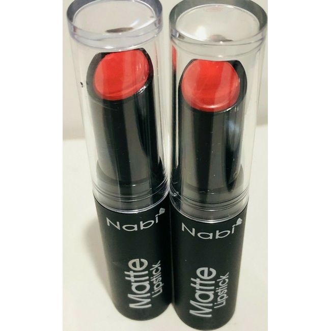 NABI Matte Lipstick MLS29 ANGEL ORANGE 2 PACK