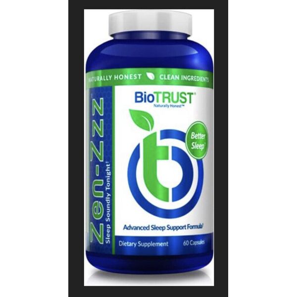 BioTRUST Zen-Zzz Advanced Sleep Support Formula 60ct New/Sealed Zen - ZZZ