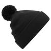 Beechfield B426B Junior Original Pom Pom Beanie - Black