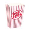 Unique 19578 Small Popcorn Boxes-8 Count (Pack of 1), Multicolour