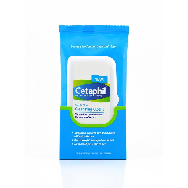 Cetaphil Gentle Skin Cleansing Cloths, 50 Count