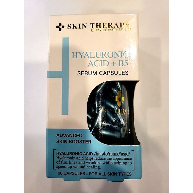 Skin Therapy Hyaluronic Acid + B5 Advanced Skin Booster 60 Capsules, Face Neck