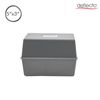 Deflecto Value Size 5 x 3 Index Card Box - Grey