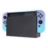 eXtremeRate PlayVital Switch Console Compatible Back Cover, Split Design Protective Case for NS Joycon Handhelds (Hard), Protective Case for Switch Dock (Hard) [Gradation Violet Blue]
