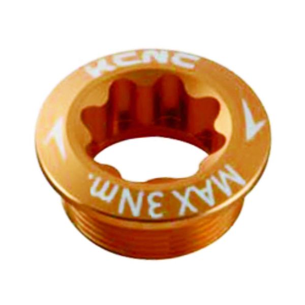 Kcnc vis de serrage pour pédalier shimano hollowtech or