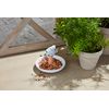 Mud Pie Angel Ceramic Bird Feeder; 6" X 5 1/2" Dia