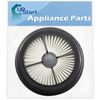 Replacement for Dirt Devil Quick Lite Plus Bagless Upright UD20015 Vacuum HEPA Filter - Compatible with Dirt Devil F44 Filter