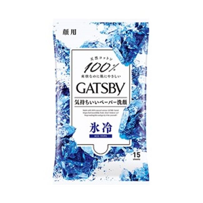 [Mandom] Gatsby Facial Paper Ice Type 15 pieces [Cosmetics]