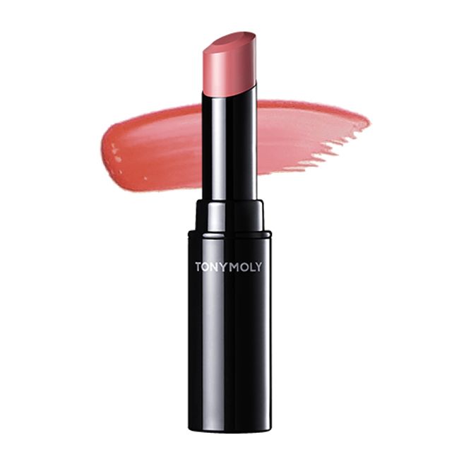 TONY MOLY Kiss Lover Style Lipstick Soft, S-PK02 Peony Pink, 1EA, 3.4g