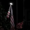 Solar Powered Flag Pole Light 26 LED Auto Active Super Bright Outdoor Waterproof