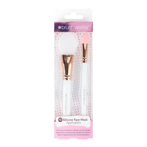 Brushworks Silicone Face Mask Applicators - 2 Pack