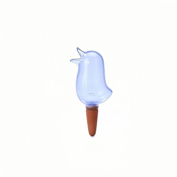 Smart Bird Design Automatic Water Drainer, Home Timer Drip Water Bottle Keeps Flowers Important While Traveling (Blue)