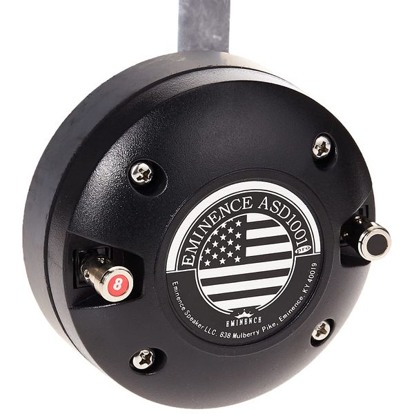 Eminence ASD:1001 High Frequency Driver, 50 Watts at 8 Ohms, Black