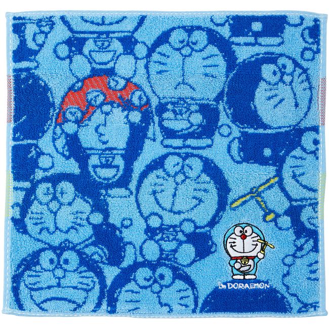 Marushin 2805016800 I'm Doraemon Hand Towel, Full Doraemon, Approx. 11.8 x 11.8 inches (30 x 30 cm)