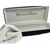 NEW Michael Ryen Black Hard Clamshell Eyeglasses Case Microfiber Cleaning Cloth