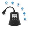 DEWENWILS Outdoor Digital Timer Outlets Dusk to Dawn Plug in Timer Switch