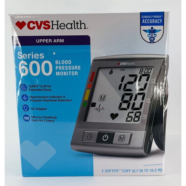 CVS Health: Series 600 Upper Arm Blood Pressure Monitor