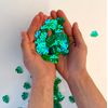 Confetti Leaves in Green 15g Table Decoration
