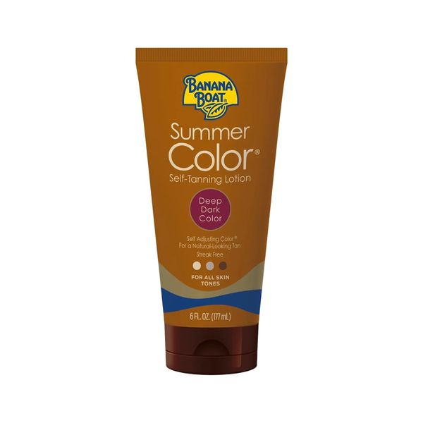 Banana Boat, Self-Tanning Lotion, Deep Dark Summer Color for All Skin Tones, 6 Ounces - Pack of 3