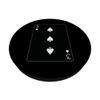 Three of Spades Playing Card PopSockets Adhesive PopGrip
