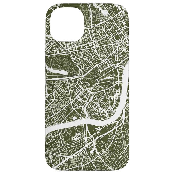 iPhone 14 Plus London City Map UK Smartphone Case