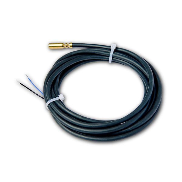 Temperature Sensor PT1000 for Solar Water Heating Systems, Silicone Cable, 2.0 Meters