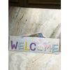 Happy Easter Decor Wall Sign 5.875x18.875inch-Every Bunny Welcome