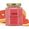 Pink Grapefruit Candle New Hexagon Jar by Just Makes Scents