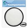 5-Pack Replacement for Hoover UH70400 Vacuum Primary Filter - Compatible with Ho