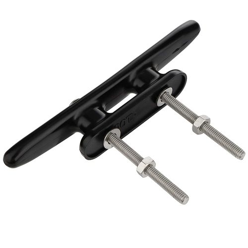 VTurboWay 4 Pack 5" Nylon Boat Cleat Dock with Stainless Steel Screws, Black