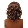WIG ME UP - BRO-704-6T27 Lady Quality Wig fixed black head band shoulder length very voluminous curled brown blond highlighs streaked