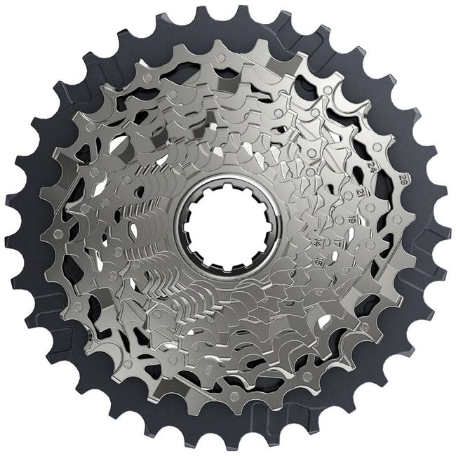 SRAM Force AXS XG-1270 カセット - 12速 10-33t シルバー XDRドライバーボディ用 D1