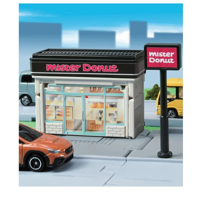 Takara Tomy Tomy Tomica Mister Donuts Mini Car, Car, Toy, For Ages 3 and Up, Boxed, Toy Safety Standards Passed, ST Mark Certified, TOMICA