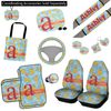 YouCustomizeIt Personalized Rubber Duckies & Flowers Car Side Window Sun Shade
