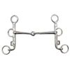 Showman Stainless Steel Argentine Snaffle Bit