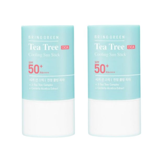 Bring Green Tea Tree Cica Cooling Sun Stick Double Planning (22g+22g)