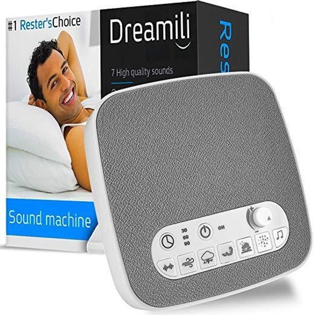 White Noise Sound Machine Sleep Therapy Plays 7 soothing sounds+ Timers etc..