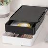 YANGLY Invisible Drawer Storage Box with Lid Pull Out Under Desk Mini Drawer